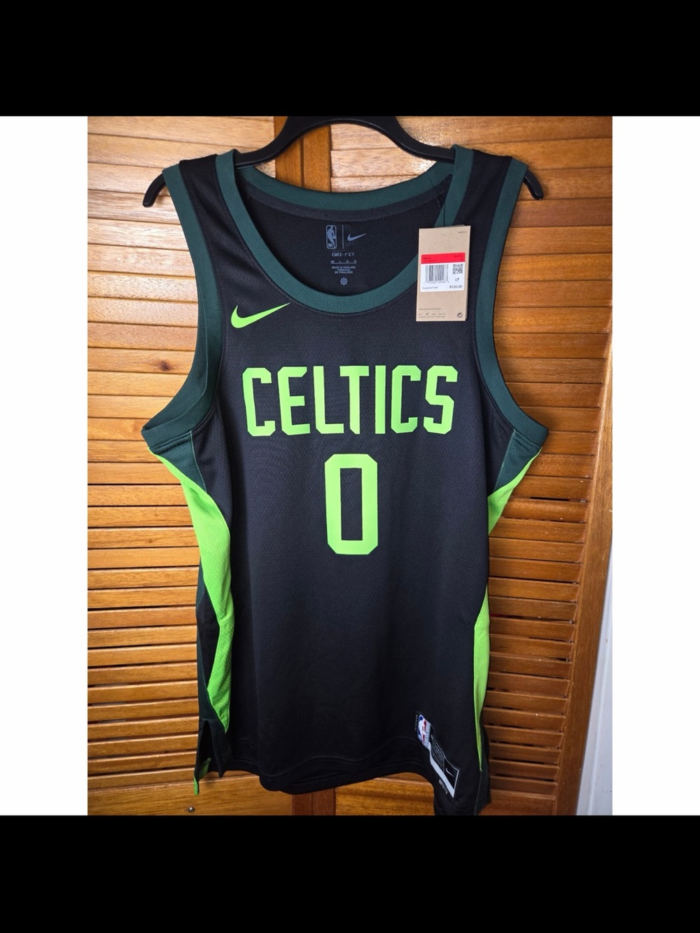 Nike Boston Celtics Jayson Tatum City Edition Home Jersey Large